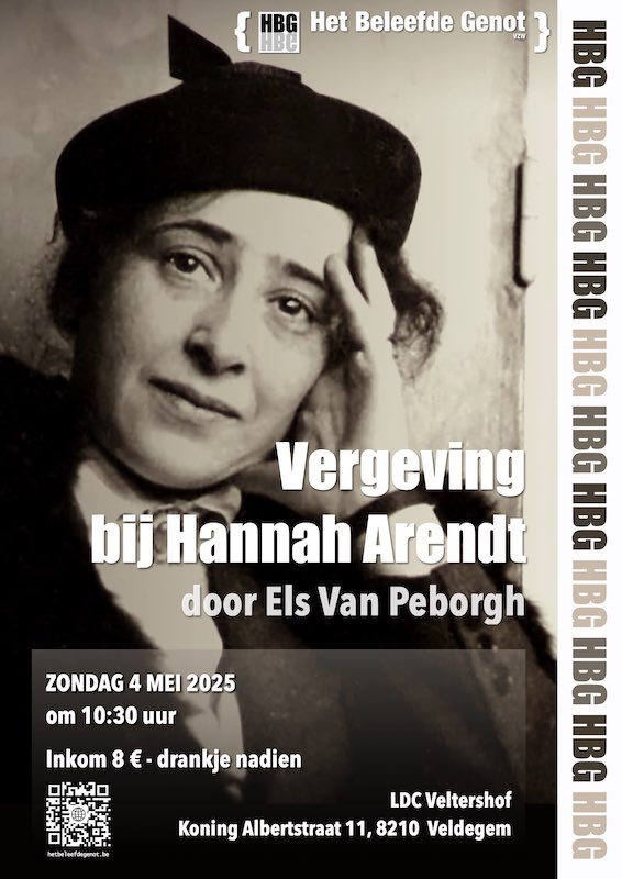 affiche van Vergeving bij Hannah Arendt