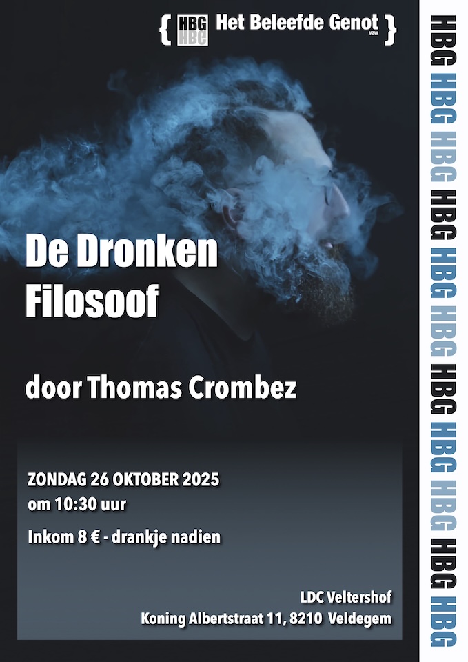 affiche van De Dronken Filosoof